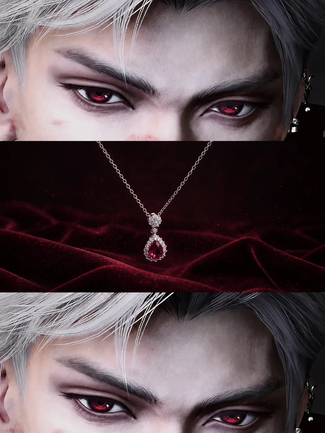 Anime Pendant Necklace - Prezenty Sylus Game Love and Deepspace