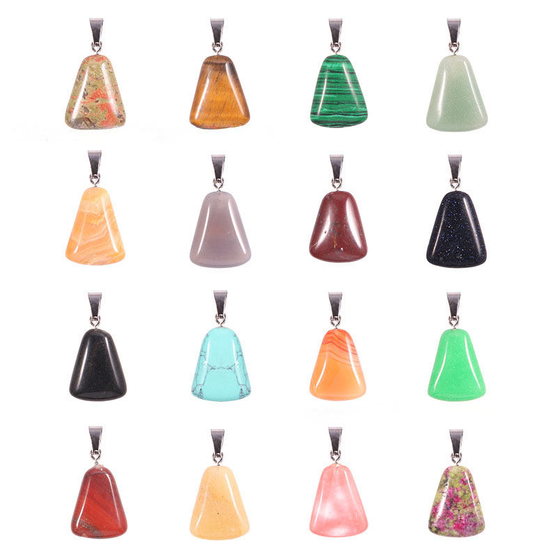 20 sztuk/worek Rzeźbiony Biały – Crystal Pendant Necklace Natural Stone recenzja i cena