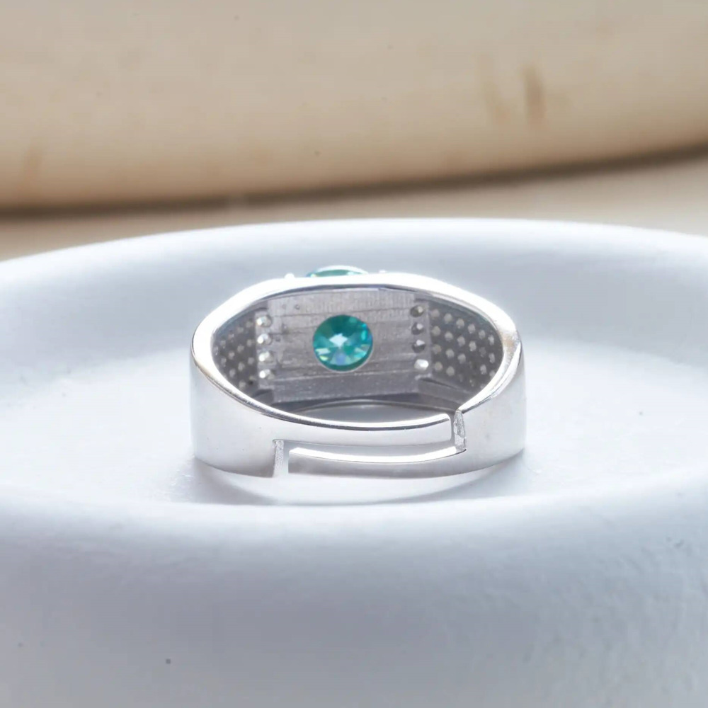 1 karatowy naturalny niebieski – Moissanite Engagement Ring 1 Carat recenzja i cena
