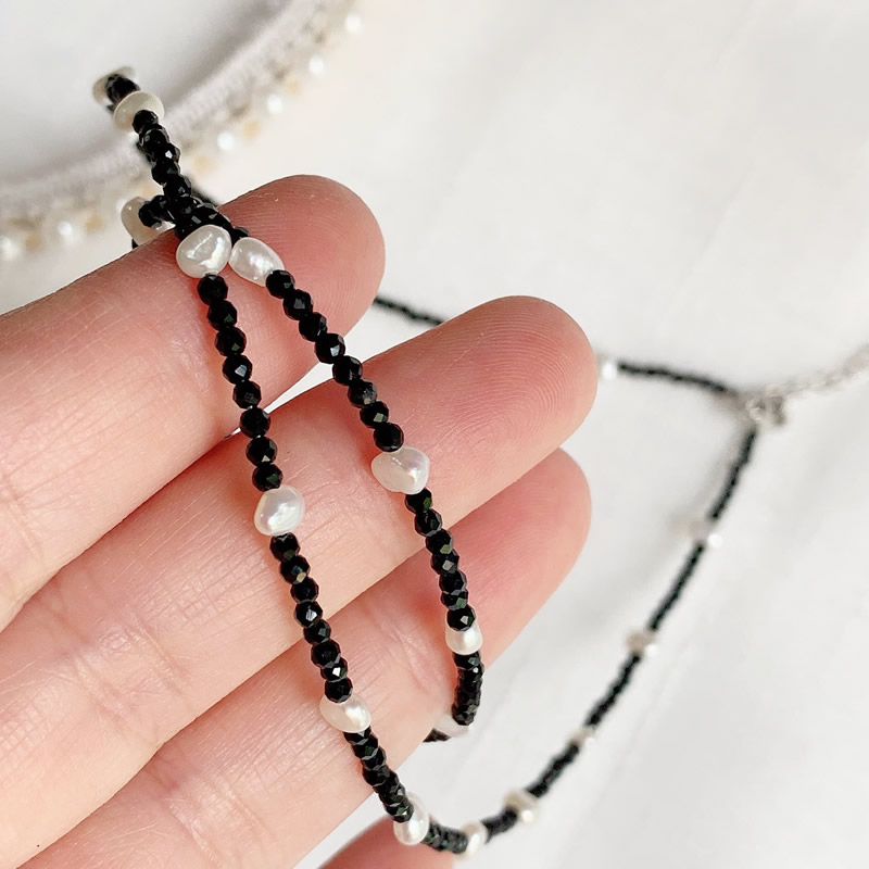 Moda uzdrawiająca biżuteria 2M – Pearl Choker Necklace Vintage recenzja i cena