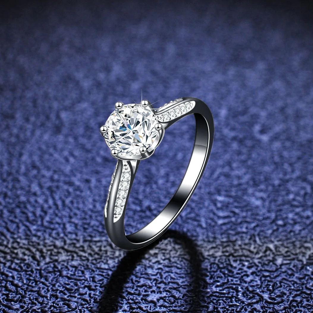 Pierścionek zaręczynowy Lumira – Moissanite Engagement Ring 1 Carat recenzja i cena