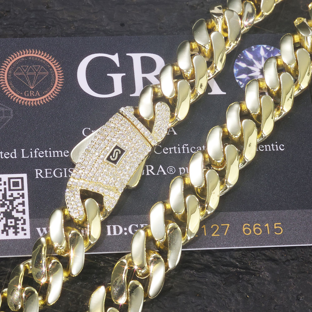 ESKEEM Nowy łańcuszek Monako z – Cuban Link Chain 12Mm recenzja i cena