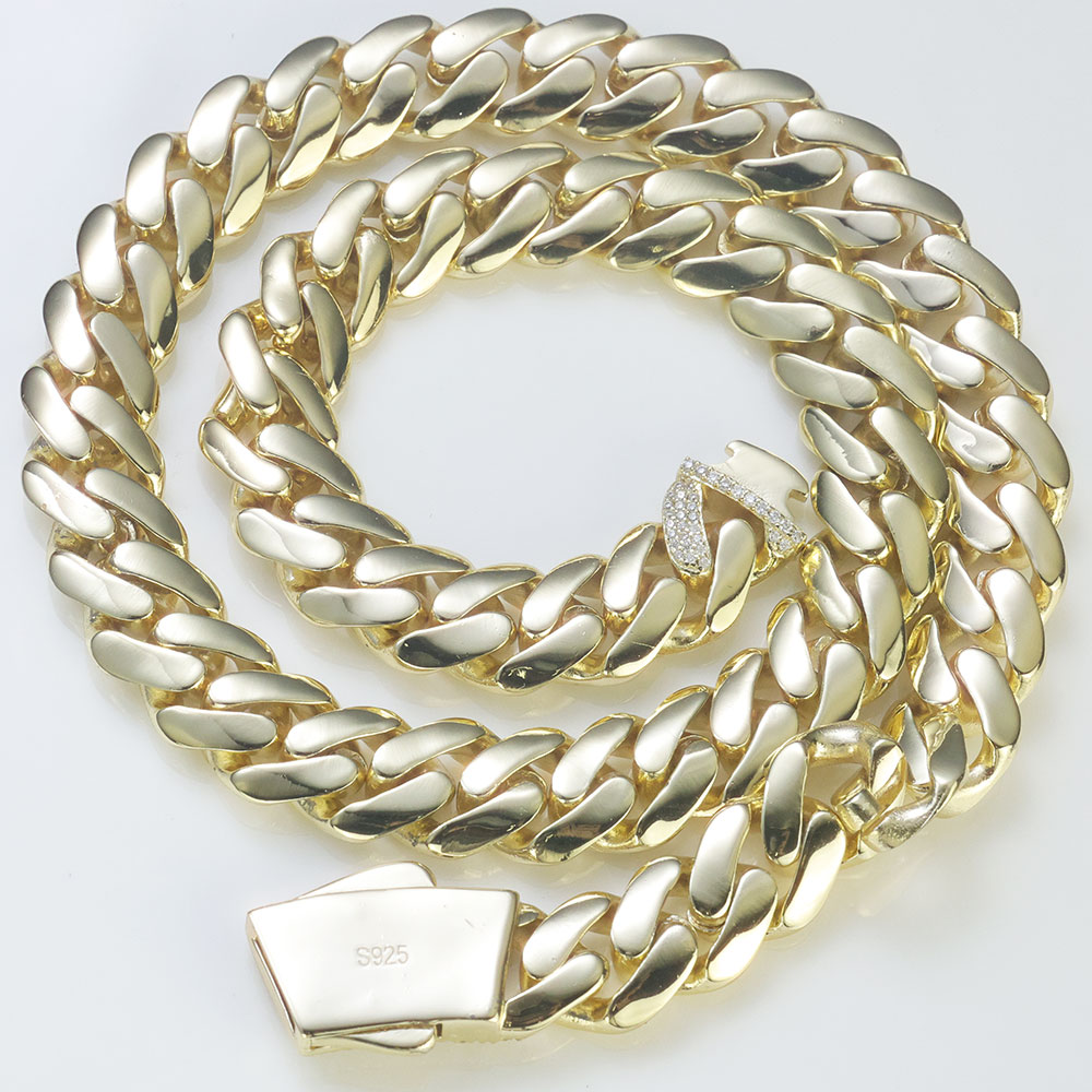 ESKEEM Nowy łańcuszek Monako z – Cuban Link Chain 12Mm recenzja i cena