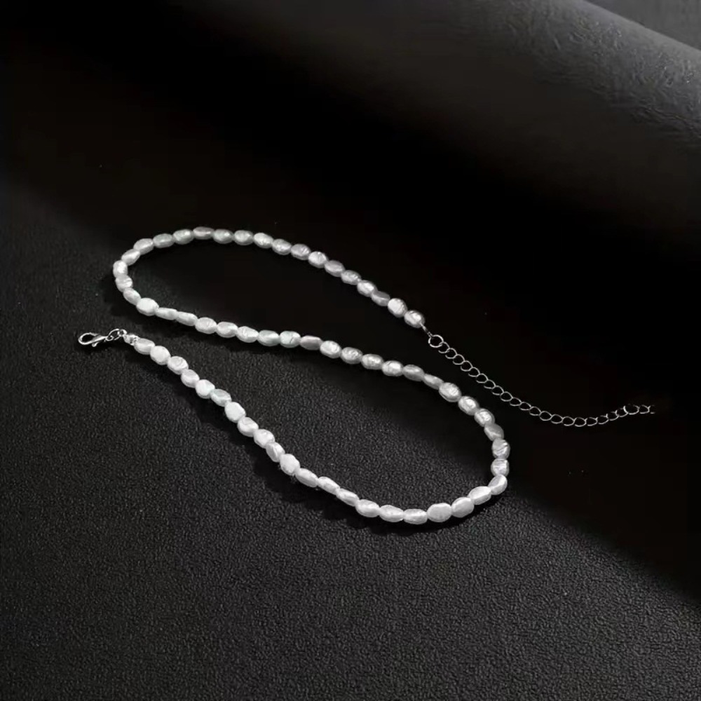 Prosty naszyjnik choker z imit – Pearl Choker Necklace Vintage recenzja i cena