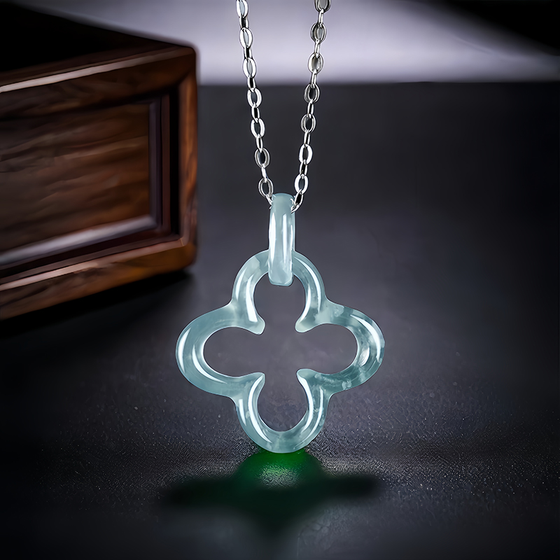 Niebieski Myanmar jadeit czter – Necklaces recenzja i cena