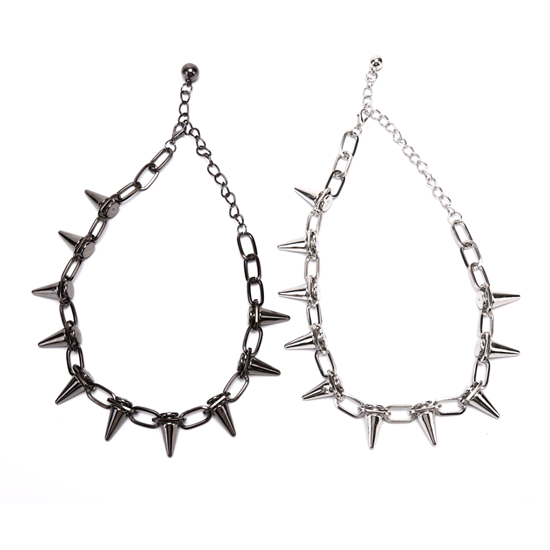 Nowe nity Chokers Punk Goth Ha – Goth Punk Spike Choker recenzja i cena