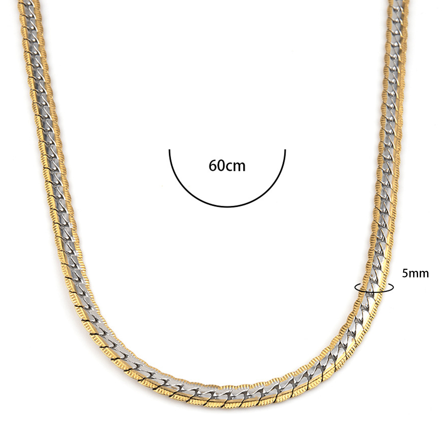 Naszyjnik z łańcuszkiem typu c – Cuban Link Chain 12Mm recenzja i cena