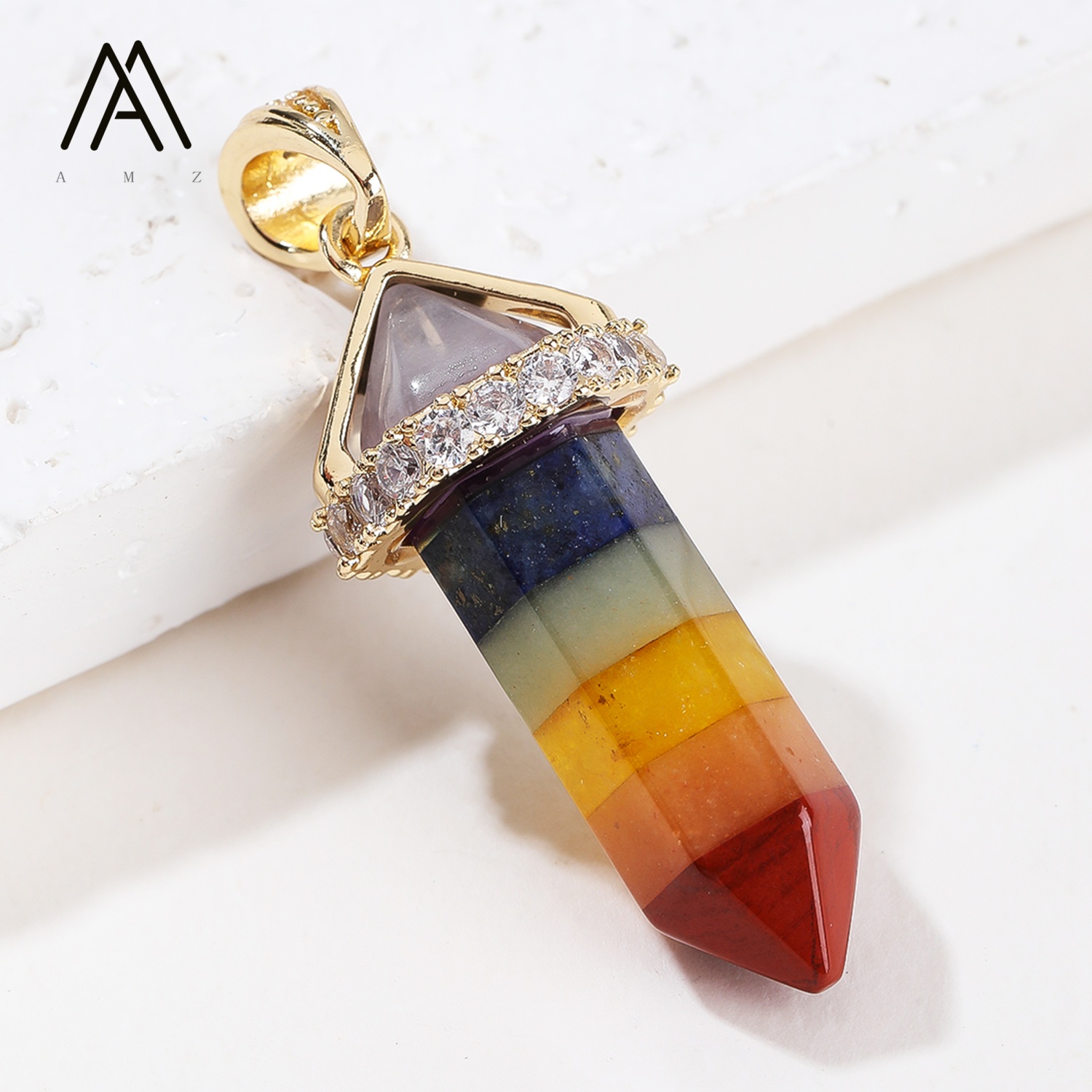 1/3/5/10 szt. Modne zawieszki  – Crystal Pendant Necklace Natural Stone recenzja i cena
