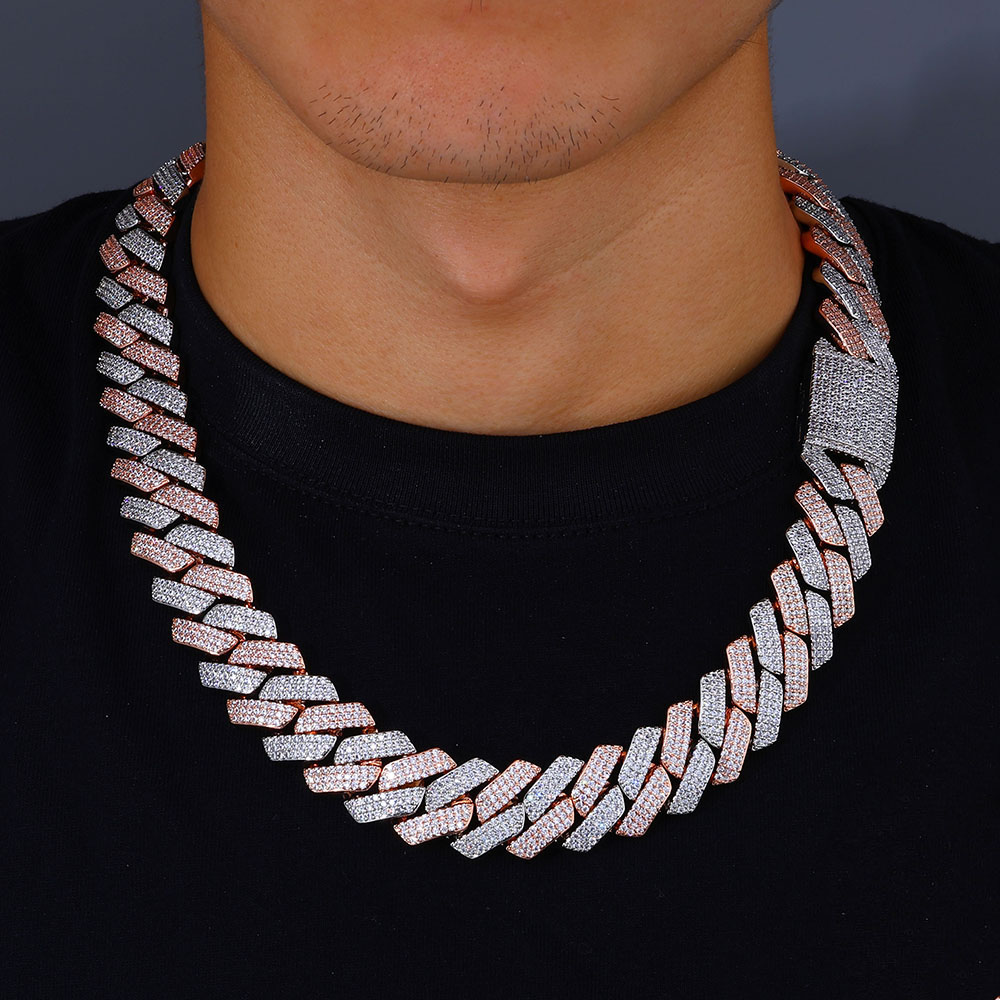 Naszyjnik Nuoya Two Tone Mosai – Cuban Link Chain 12Mm recenzja i cena